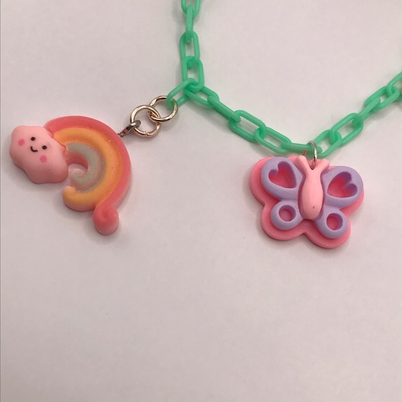 Handmade Kawaii Resin Charm Bracelet - Picture 3 of 6